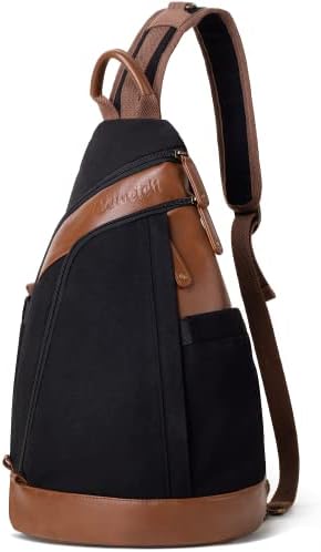 Celvetch sling торба за мажи - платно прашка ранец Менс крст торба голема торба за рамо за работа