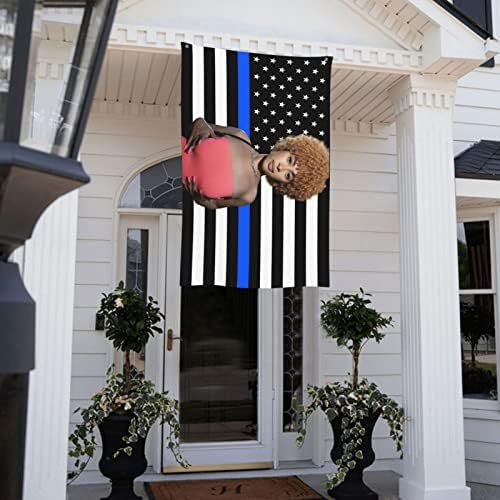 Банер за знаме на мраз за зачини 3x5 ft Рапер пејачко знаме што се користи за домашна градина свадба лого на отворено декорација знамиња
