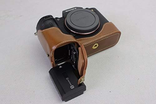 Стп Кожа Половина Камера Случај Торба Покритие За Sony Алфа Алфа ILCE-9 A9 A7iii A7RIII A7 III
