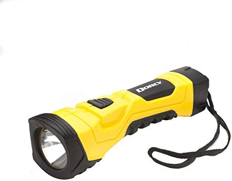 Dorcy 190-лумен Cyberlight трајно LED фенерче со вистински рефлектор на самото место, жолта
