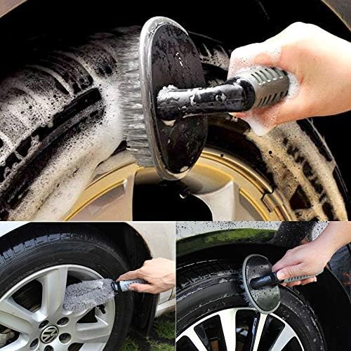 Врска со четки за чистење на челик и легура на челик и легура, чистач за четка за гума за вашиот автомобил, моторцикл или алатка за миење на четки за гуми за велосипе?