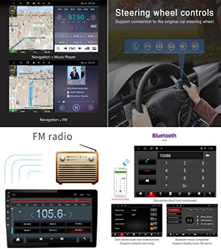 ADMLZQQ Автомобил Стерео За Hyundai H1 2007-2015 Радио GPS Навигација Андроид 10.0 DSP Carplay 9 инчен IPS Екран НА Допир БТ 4G WiFi/FM AM/SWC