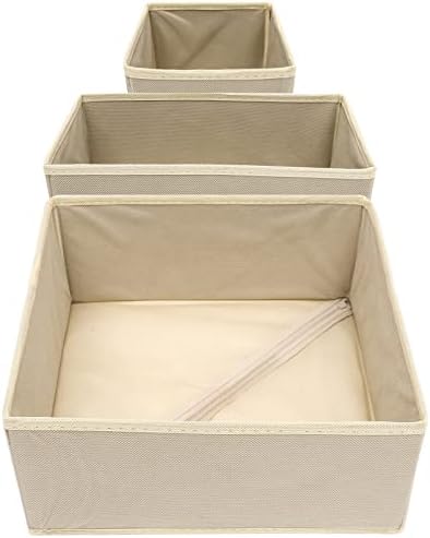 Кабилок Склопувачки Кутии За Складирање Склопувачки Кутии за Складирање 3 парчиња Плакар Долна Облека Организатор Гаќи Кутија За Складирање Склопувачки Организа?