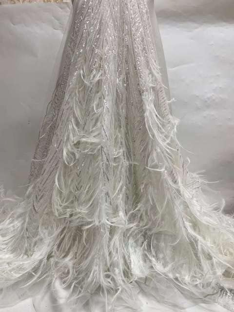 Луксузен продолжение 3Д цвет чипка ткаенина чипка вез на француска мрежа Tulle чипка вечер фустан - 5yards - за невестинска