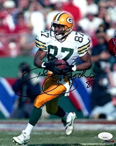 Роберт Брукс потпиша автограмиран 8x10 Photo Green Bay Packers JSA AB54835 - Автограмирани НФЛ фотографии