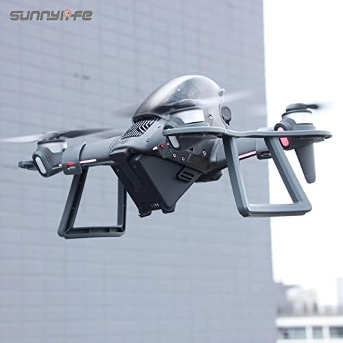 Yanhao [Drone Parts] Квалитет за DJI FPV Drone Guard Засилување на опрема за слетување 2 во 1 мултифункционални додатоци за штанд за
