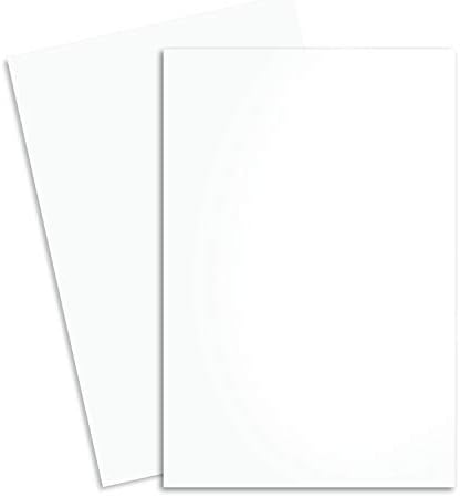 Дигитална хартија за сјај - Совршена за ласерско печатење во боја, предлози за дизајн, флаери, брошури | 12 x 18 | Сјајна текстуална хартија