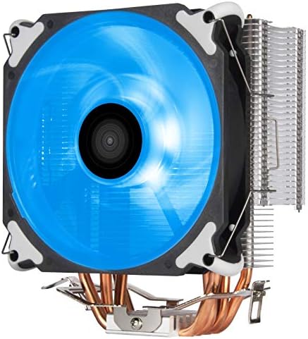 Силверстоун ССТ-АР12-РГБ - Аргон Процесорот Кулер 4 Директен Контакт Топлинска Цевка, 120мм PWM Rgb Вентилатор