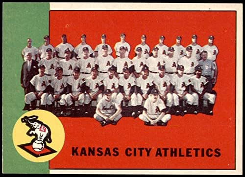1963 Топпс 397 Атлетика тим Канзас Сити Атлетика НМ/МТ Атлетика