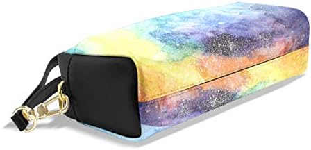 Врвен столар за молив со торбички торбички галакси starsвезди ноќно небо за шминка за канцеларија 7.9x2.4x3.5in