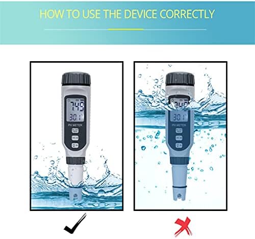 SJYDQ професионален пенкало тип pH мерач преносен pH вредност за квалитет на вода киселински киселина за аквариум киселиметарска вода