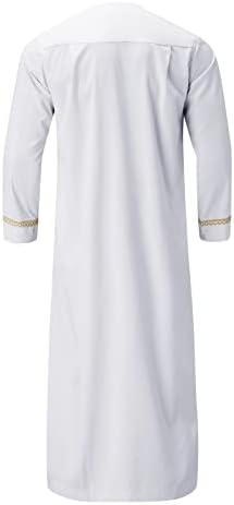 Облечена поштенска арапска машка муслиманска средна печатена врата муслиманска облека за лице за жени памук