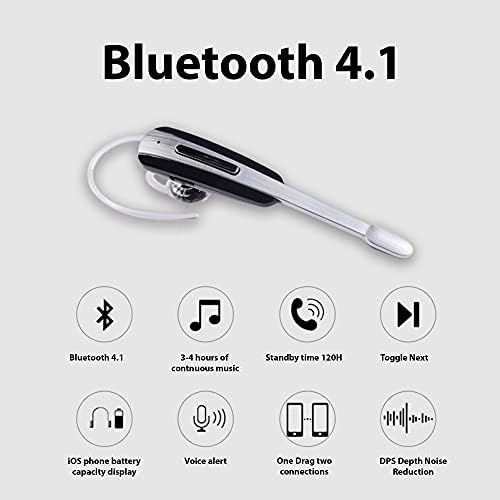 Слушалките за слушалки на Волт+ Тек Стиз компатибилни со честа магија наспроти Ultimate во уво безжичен Bluetooth бучава Откажување