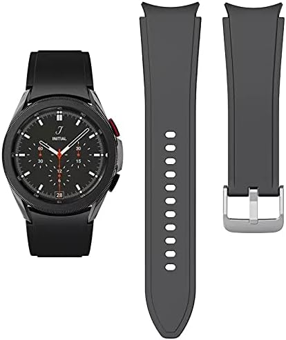 Силиконски опсег компатибилен со Samsung Galaxy Watch 4 40mm 44mm Band Watch4 Classic 42mm 46mm бендови Спорт часовник за замена