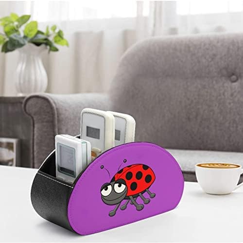 Забавни држачи за далечински управувач на Ladybird 5 Организатор на оддели кутија за складирање на десктоп за канцелариски материјали за