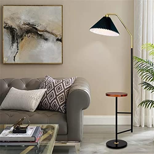Ydjbj Купете LED чај табела за подни ламби за дневна соба за спална соба, нордиска вертикална ламба за подот