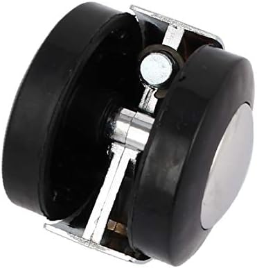 Х-гаран цинк легура ротатибилна количка за вртење на вртење на сопирачката W сопирачка m8x15mm нишка 2 DIA тркало (Rueda Giratoria de Carro