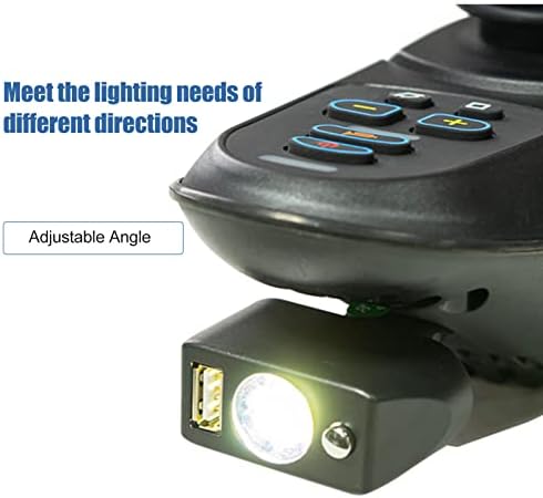 Контролер за осветлување на инвалидска количка, универзален прилагодлив агол LED Електричен инвалидска светлина 3 пински XLR глава