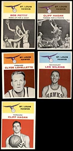 1961-62 Флеер Сент Луис Хокс екипа го постави Сент Луис Хокс екс Хокс