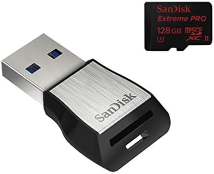 Sandisk 128gb Extreme Pro Micro SDXC 275mb / S Класа 10 U3 4K + USB 3.0 Читач На Картички