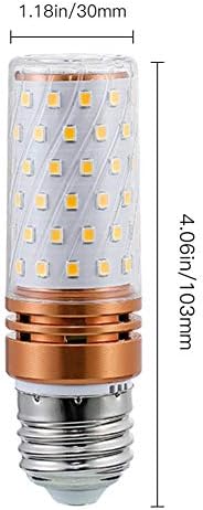 MD Осветлување 16W E27 LED Светилки Од Пченка-80 Led Диоди 2835 SMD 1300lm Топло Бело 3000k Декоративна Сијалица 130 Вати Еквивалент