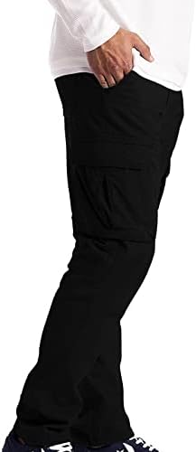 Ловни панталони постелнини панталони машки машки трчање панталони модни обични цврсти бои еластични џебни комбинезони панталони