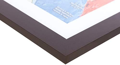 Киера Грејс ја изедначи класичната рамка за слика на Ленгфорд, 8 x 10, темно кафеава