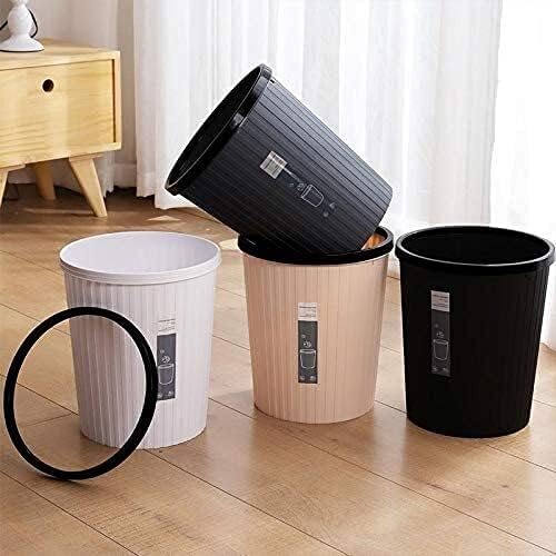 Wxxgy контејнер за отпадоци за отпадоци од отпадоци од отпадоци за отпадоци од лименки за отпадоци без покритие за кујни за бања може/бела/24.5x28cm