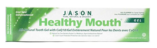 Asonејсон природни производи здрава уста плус паста за заби со гел COQ10, 6 унца - 6 по случај.