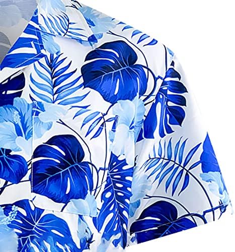 2023 Нови хавајски кошули за мажи кратки ракави редовни вклопуваат машки цветни кошули снег со долги ракави маички мажи
