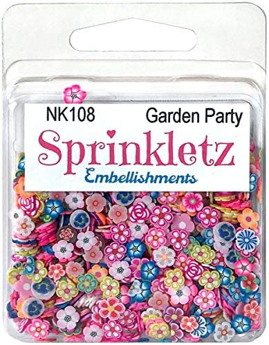Копчиња Galore, Inc Sprinklets Embllsmnt Grdn Prty, градинарска забава