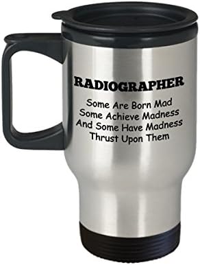 Радиограф кафе патување со кафе Најдобро смешно уникатно уникатно х -зраци техничар чаша чаша совршена идеја за мажи жени радиограф