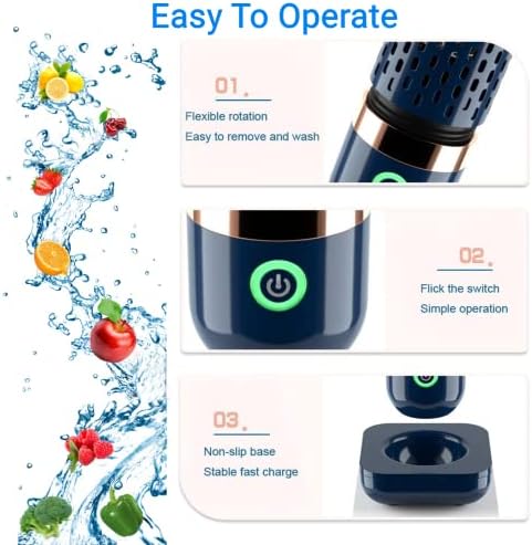 Машина за перење овошје И Зеленчук, Уред За Чистење Овошје,Пренослив Прочистувач На Овошје Со Технологија ЗА Прочистување на ох-јони За Чистење