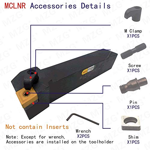 Maifix Mclnr2020k12 Цпу Струг Држачи За Обработка Цврсти 40mm 32mm Карбидни Влошки Машина За Сечење Надворешни Алатки За Вртење