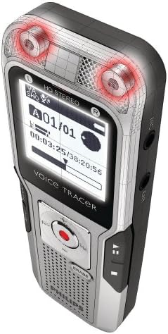 Филипс ДВТ3500/00 2 МК Дигитален Гласовен Трагач Со Телефонски Пик-Ап Микрофон Диктафон