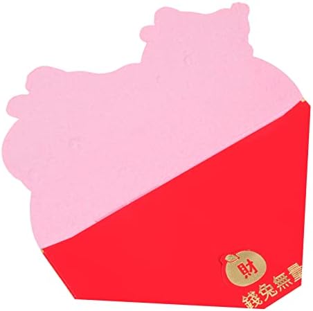 Бестојард Година На Зајакот Среќен Пакет Свадбени Пликови Кинески Црвени Пликови Свадбен Декор 12 парчиња Нова Година Црвен Пакет Свадба