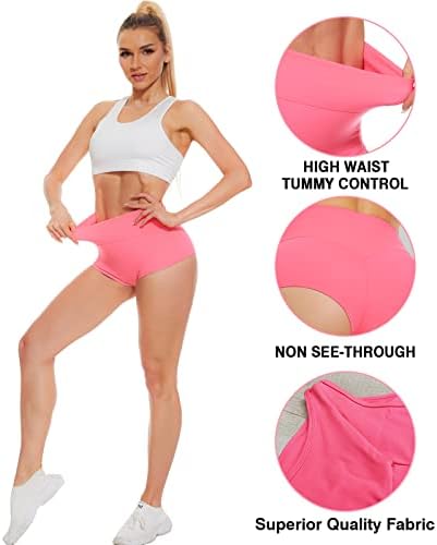 Високи половини од јога плен шорцеви женски задникот за лифт на задникот тренингот на стомакот Контрола на танцот рив топло панталони