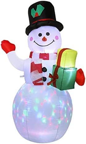 Божиќна декорација, Божиќен модел на воздухот сјај големи украси на надувување Дедо Мраз, Снежан Снежен човек, градинарски декорации за затворен