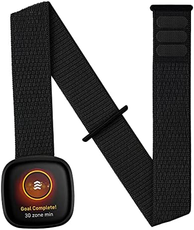 Bumove Nylon Arm/Ankle Band for Fitbit Versa 4/3/Sense Smart Watch, прилагодлив спортски тренинг каиш жени мажи за рака/глуждот