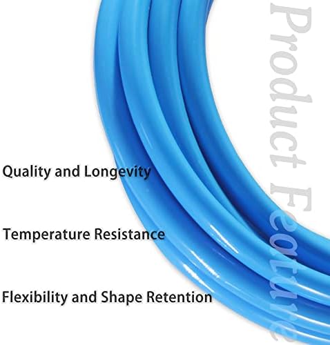 Pneumatic цевка Msaeiqun 1/2 OD PU Air Tuping цевка црево сина воздух компресор PU линија Црево цевка за цевки за воздух или пренесување