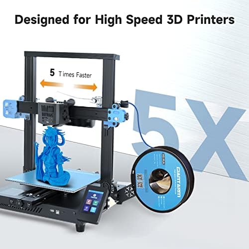 Giantarm со голема брзина на PLA 1,75мм, 1 кг 2,2lb spool, брзо печатење PLA за Ankermake M5/ Ender 5 S1 3D печатачи