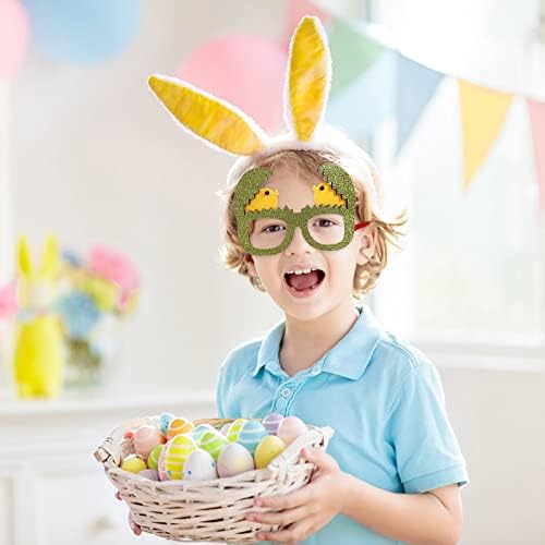 Партиски украси Велигденска забава Косплеј Новист дизајн без очила Детска забава облечете се симпатично зајаче пилешко велигденско
