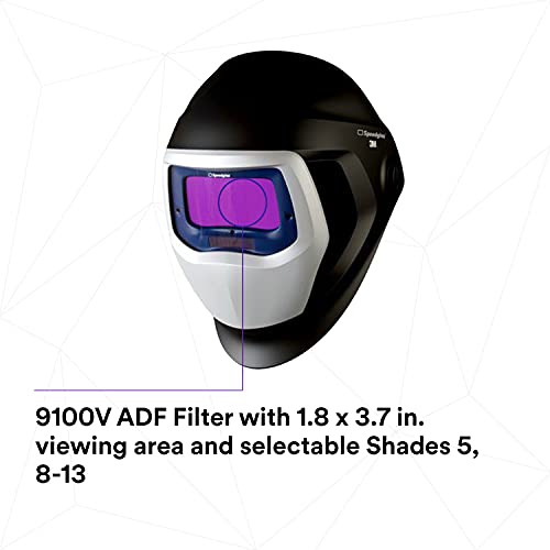 3М Шлемот за заварување на Speedglas 9100 06-0100-10SW, со ADF 9100V