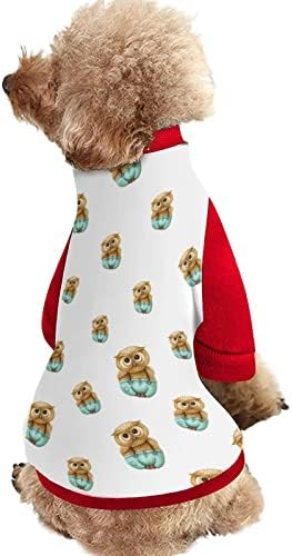 Смешноста на слаткото печатење на миленичиња од був со џемпери со пука пулвер за кучиња мачка со дизајн