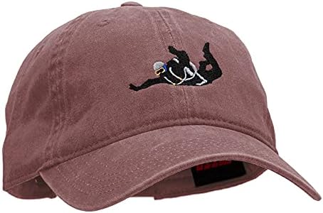 e4hats.com Скијачиво извезено измиен памучен месинг капа за месинг