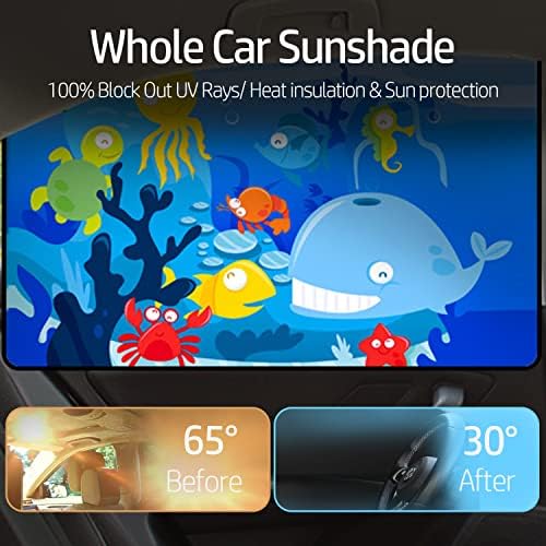 Smeyta Car Sun Shade for Window Baby UV заштита, завеси за прозорци за автомобили, Side Windows Sundes Sundes Sundes, Sundes Sun Sundes со магнетни,