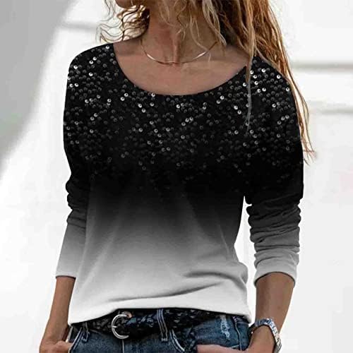 Женски каузален 1/4 поштенски пуловер со долг ракав Туника на врвовите на бојата со лесни зипер џемпери маица маица
