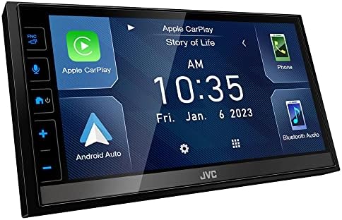 JVC KW-M780BT 6.8 Дигитален Медиумски Приемник, Капацитивен Монитор За Контрола На Допир, Apple CarPlay/Android Auto Со Swi-CP5 Интерфејс