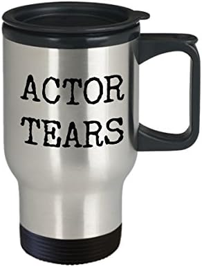 Актерот во Холивуд и Твин солзи кафе кригла од не'рѓосувачки челик изолирана чаша за патувања со капаче за кафе