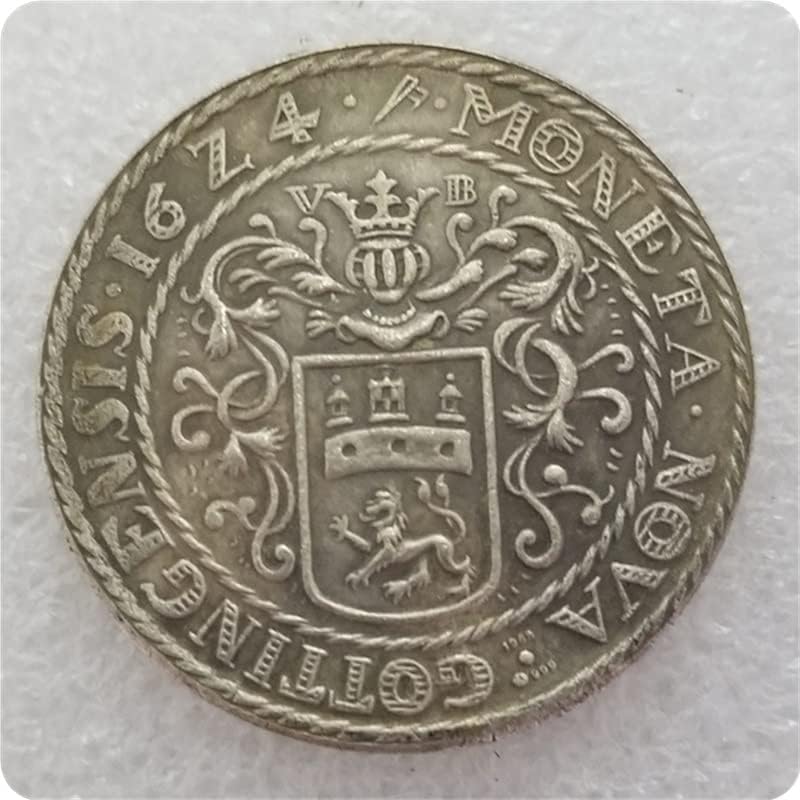 Антички занаети Странски монети Талер 1624 - Ферди. II комеморативна монета сребрена долар 1832